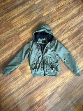 H&M Men's Khaki Bomber Jacket